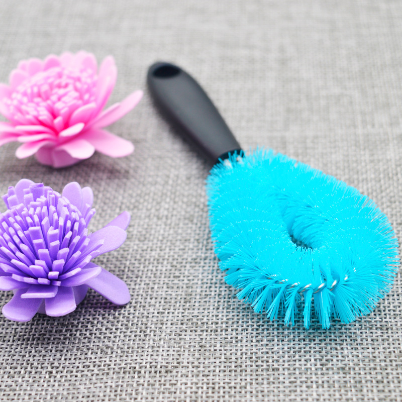 Taza de vacío cepillo biberón cepillo de limpieza traje de paja tubo de ensayo de limpieza taza de agua botella de alimentación esponja cepillo de limpieza suministro directo de fábrica