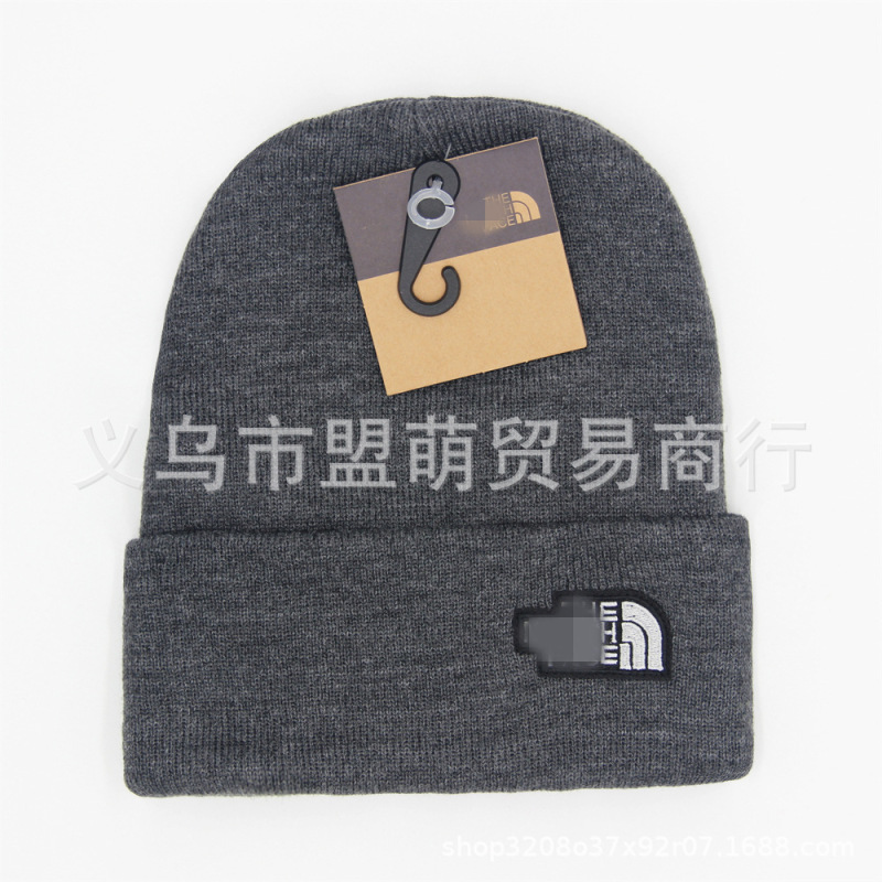 现货批发刺绣加厚腈纶针织帽毛线帽跨境潮牌冷帽卷边保暖滑雪帽子|undefined