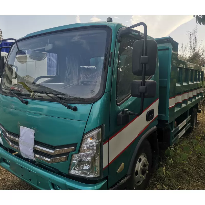 出口库存豪沃厢式自卸货车 栏板运输车 小型垃圾运输卡车 自卸车