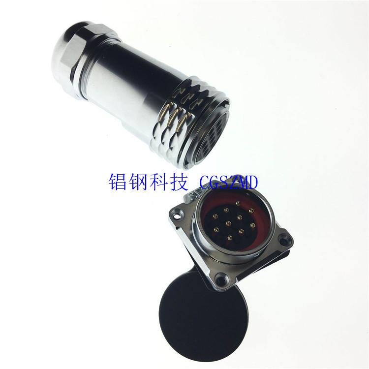 ����������ղ�ͷ ��������SF28Square flange panel receptacle