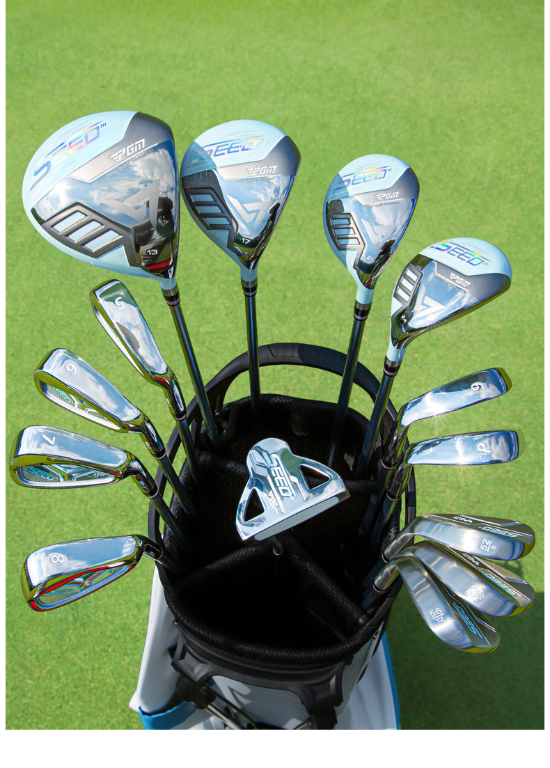 Bộ gậy golf thiếu niên PGM chứng nhận R&A USGA dành cho bé gái – hợp kim titan — 14 thanh carbon cao 168-175cm, 14 thanh carbon cao 160-168cm, 14 thanh carbon cao 152-160cm, 14 thanh carbon cao 145-152cm chi tiết 14