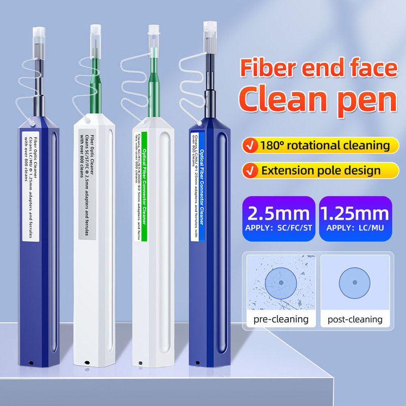 SC/FC/ST/LC optical fiber cleaning pen end face cleaner optical fiber cleaning tool 1.25/2.5MM boutique