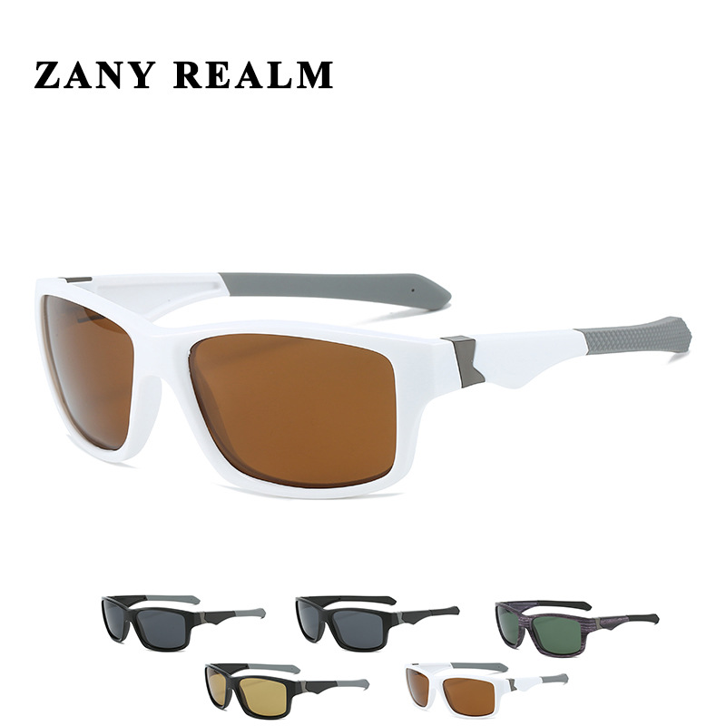 Nuevos deportes de los hombres polarizados transfronteriza gafas de sol deportivas británica simple casual gafas de sol cuadradas fabricante en stock