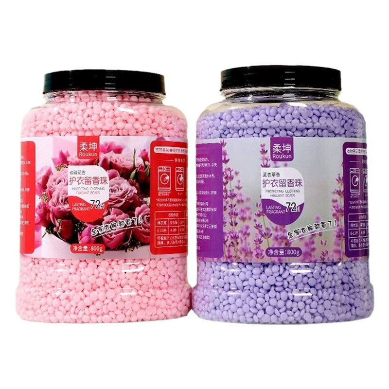 Прачечная остыла ароматные бусы с длительным ароматом 800 г одежда одежда для стирки мягкая ароматная бусина для стирки зерна для удаления клещей домашнего использования
