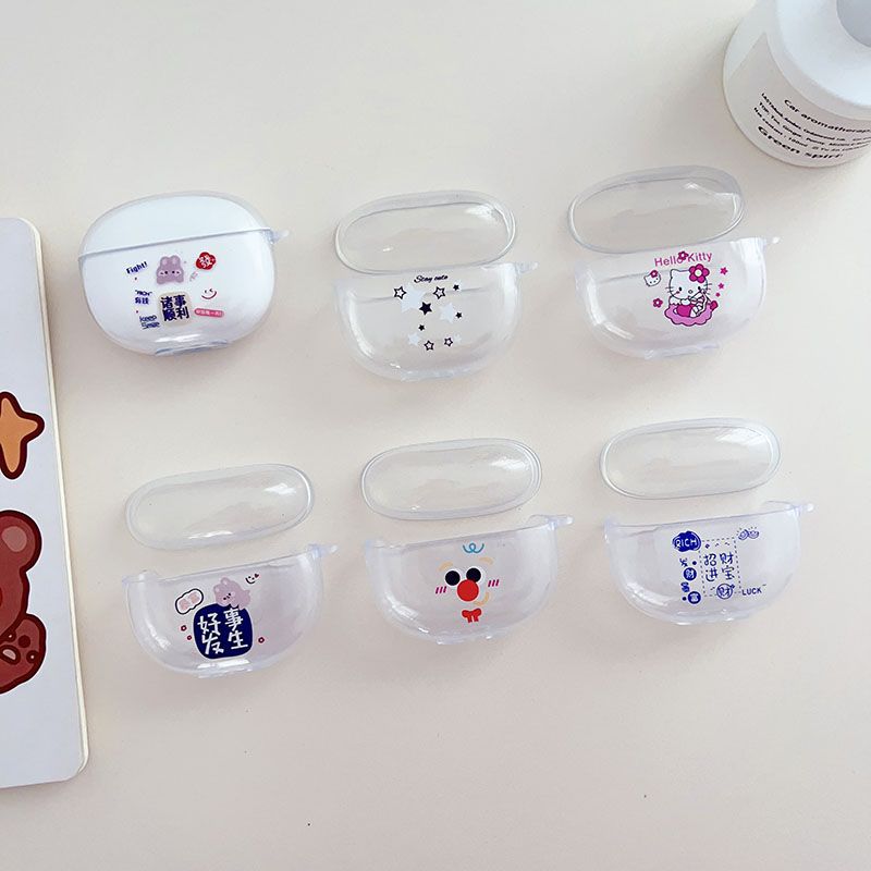 Aplicable OPPO EncoX3 funda protectora para auriculares inalámbricos Bluetooth TPU funda para auriculares transparente carcasa para auriculares a prueba de golpes y caídas