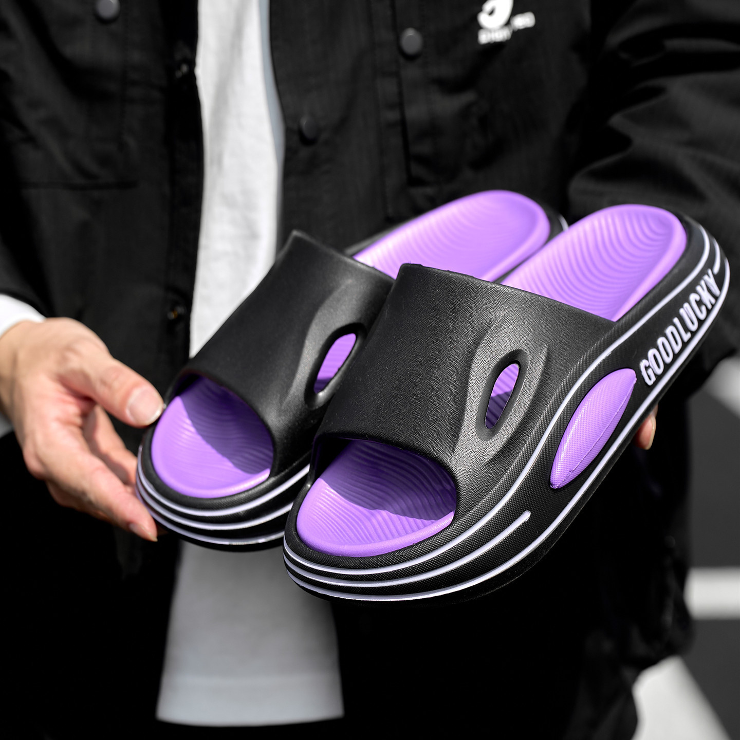 검정색과 보라색 YGL-2531