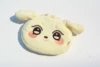 AT Jiang Lushang beige dog coin purse