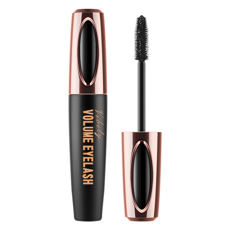 Vibely Cross-Border 4D Rich and Thick Curling Mascara Black Waterproof Non-Smudge Long Mascara Export