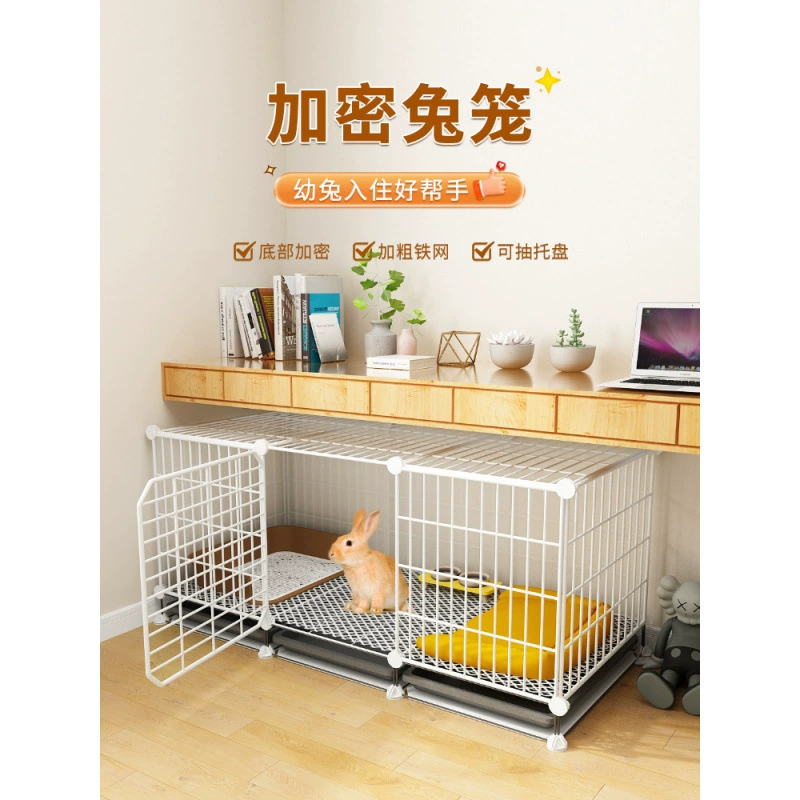 Клетка для кроликов с защитой, домашняя, большая, с поддоном для уборки, гнездо для морских свинок, клетка для морских свинок
