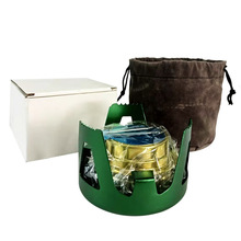 户外野营酒精炉头 汽化液体酒精炉具 迷你酒精炉便携式创意酒精炉