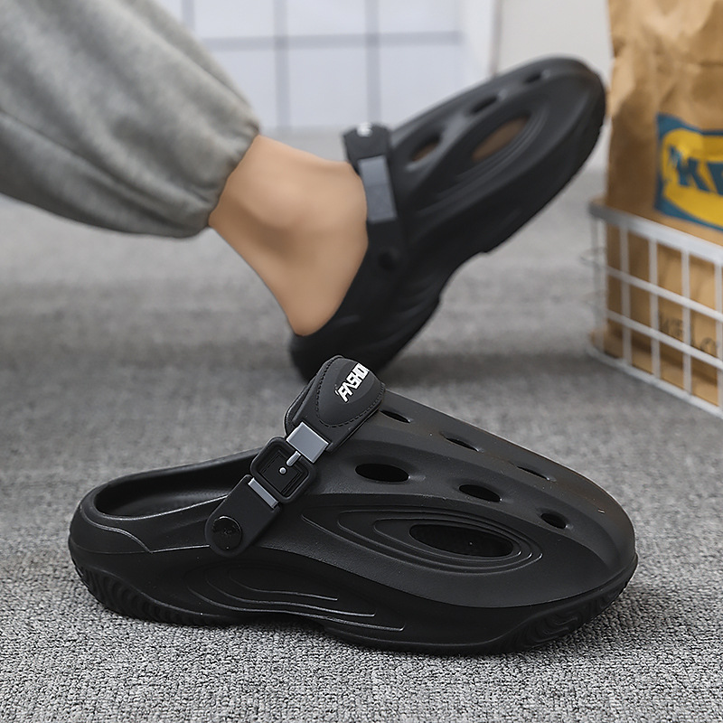 Zapatos con agujeros Camuflaje para hombres 2025 nuevas sandalias para exteriores zapatos con agujeros para ropa eva Baotou Beach Garden Zapatos para hombres