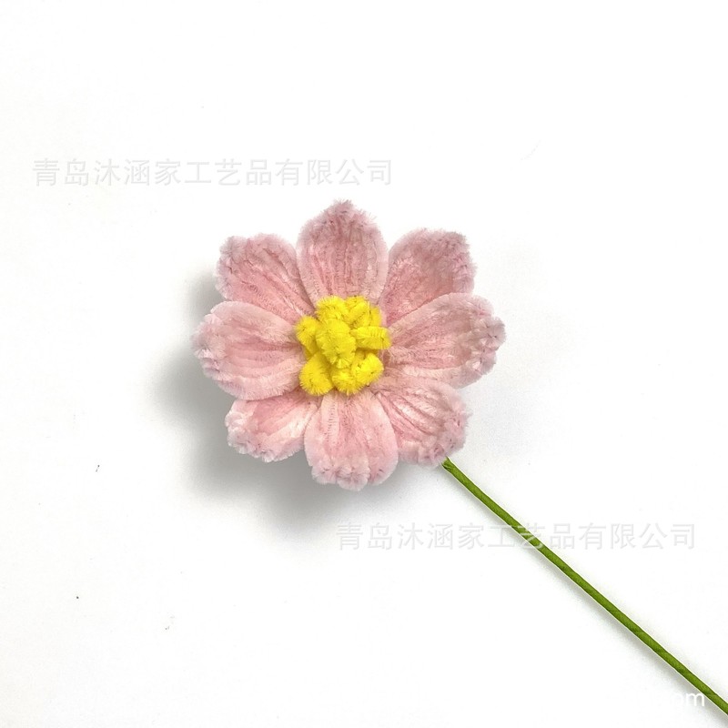 成品单支手工扭扭棒花格桑花仿真花家居摆件毕业季礼物礼品批发|undefined