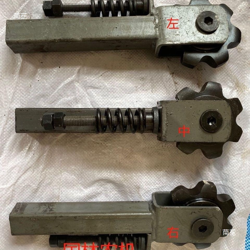 玉米收割机拨禾链7齿链轮总成割台七齿链轮涨紧总成205轴承