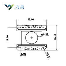 万昊ER2820立式5+5（17.5x20）电木变压器骨架高频高频电源电子