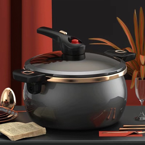 Enamel micro-pressure cooker household multi-functional pressure cooker non-stick pot large capacity pumpkin pot gift factory cookware wholesale