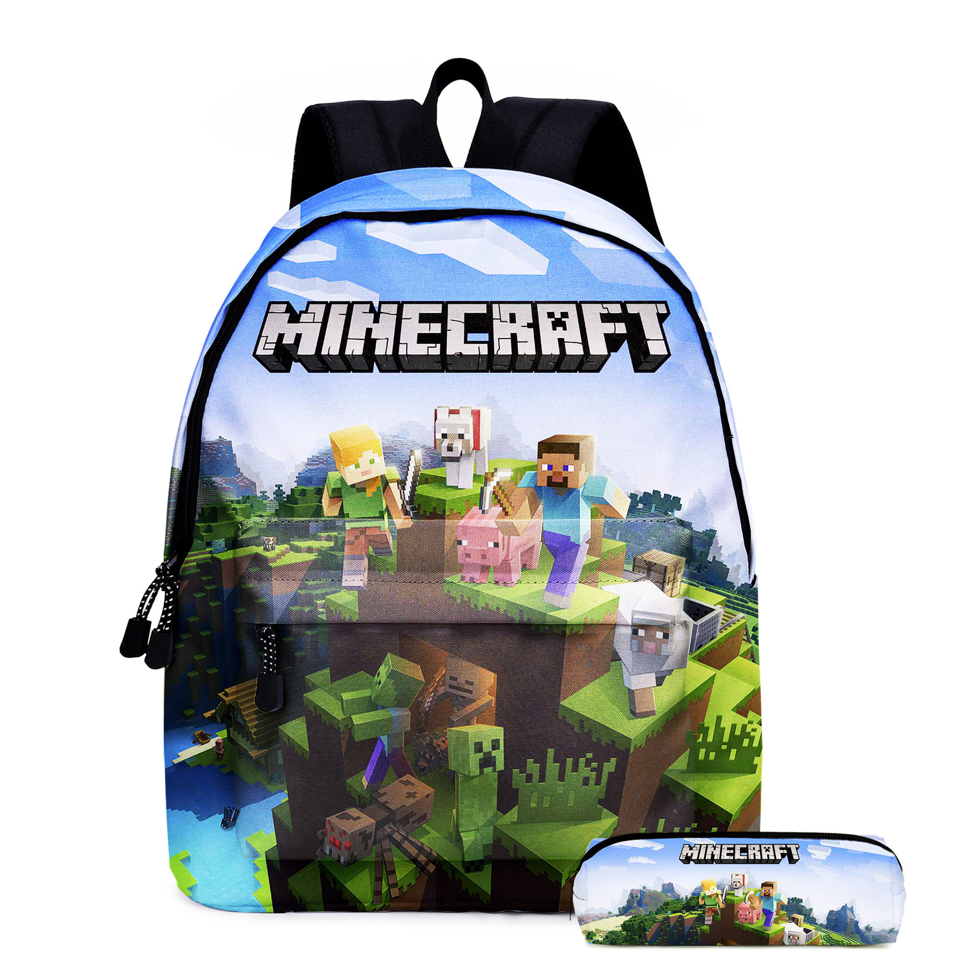 现货我的世界Minecraft中小学生书包游戏周边背包