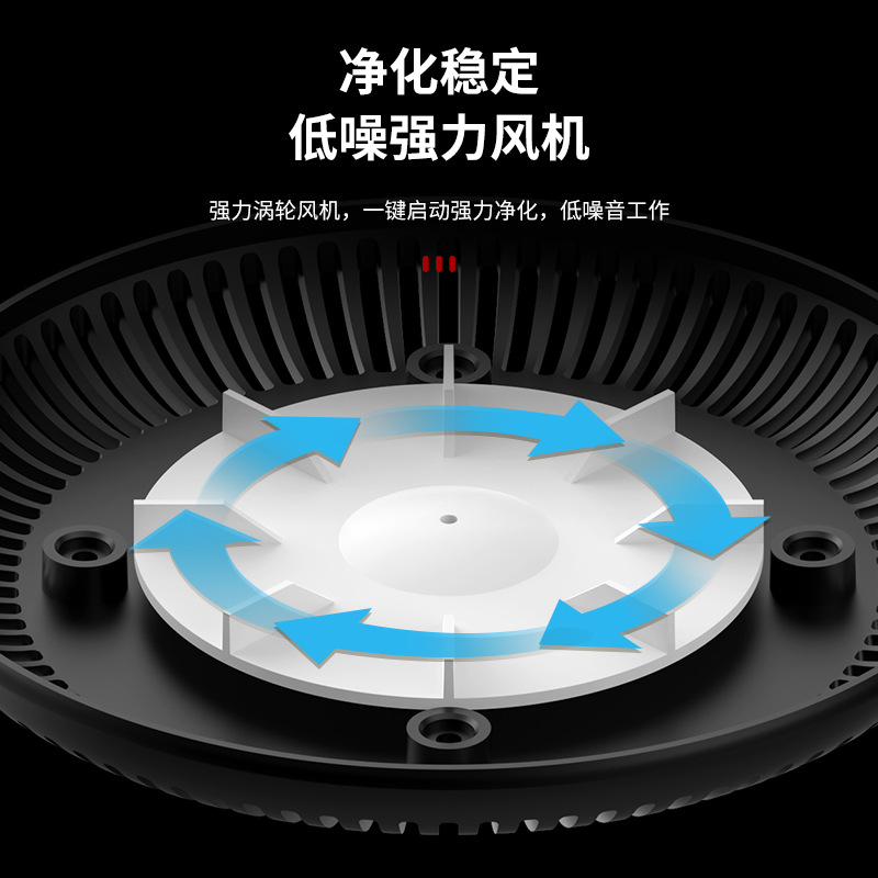 Home car ashtray air purifier smart second-hand smoke removal living room office small European and American