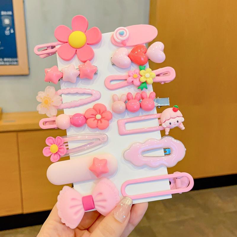 Horquilla de dopamina para niños, flequillo lateral para niñas, clip de cabello roto, artefacto de acabado, clip bb, horquilla, tocado