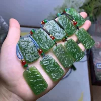 Подвеска марки Hedian Jiyu Shuanshui слегка черная, водяная голова ноги DIY бусы подвеска нефритовый ожерелье длинная цепочка оптовая фабрика