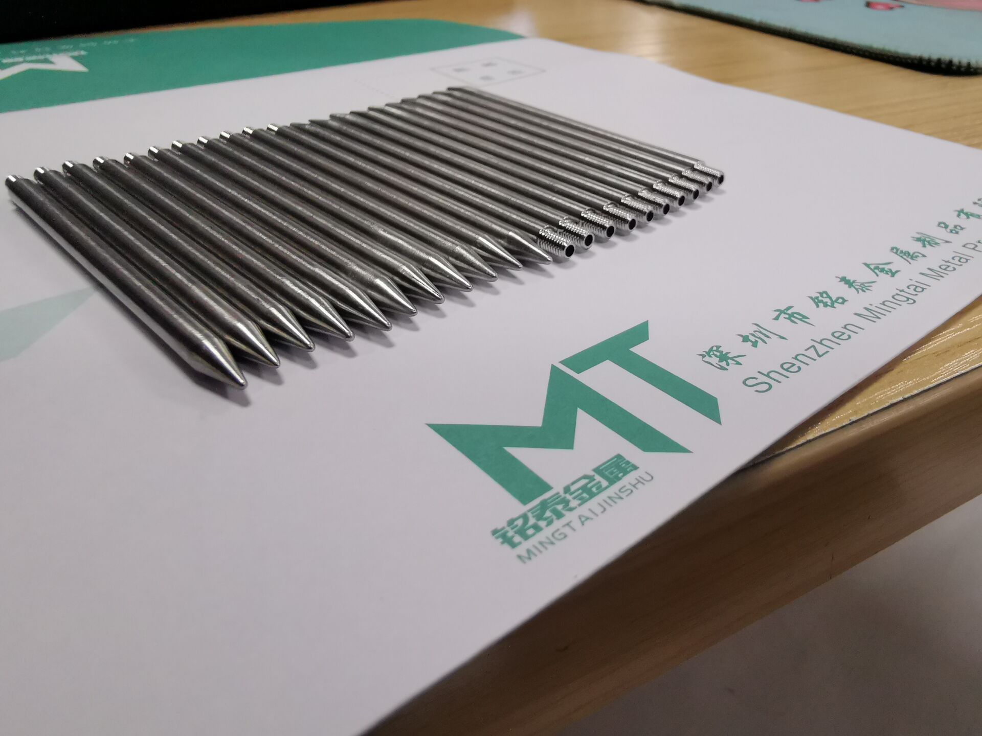 厂家直供 304  316L不锈钢传感器探针 外径 3.0  4.0MM 车牙 滚花