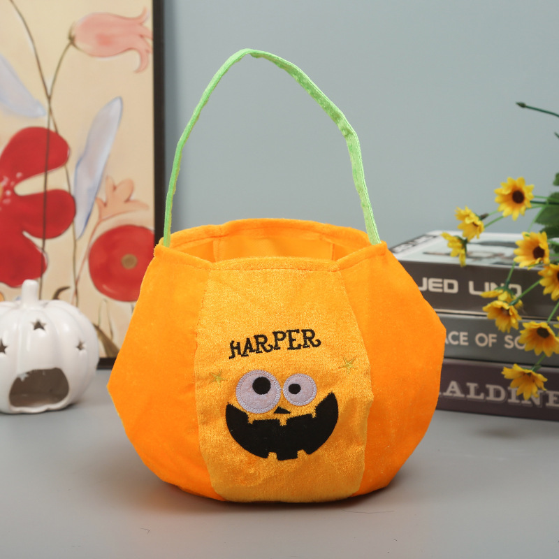 Bolsas de dulces de Halloween, atmósfera de vacaciones, regalos de vestuario, bolsas de mano para niños de la escuela primaria, bolsas de azúcar