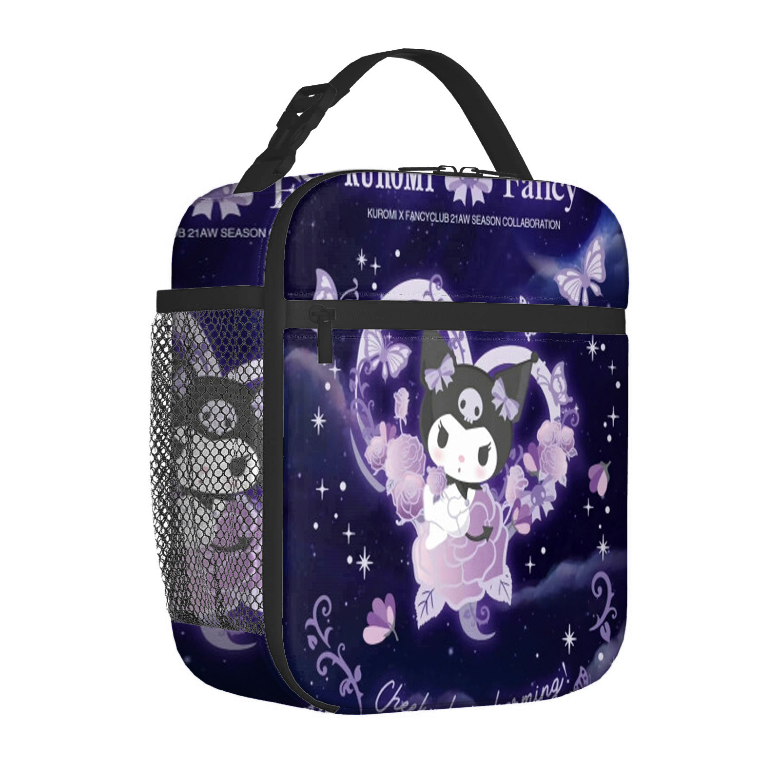 국경 간 뜨거운 판매 초등학교 학생들을위한 3-오리올 갈매기 인쇄 식사 가방 어린이 휴대용 사첼 단열 상자 야외 캠핑 보관 가방