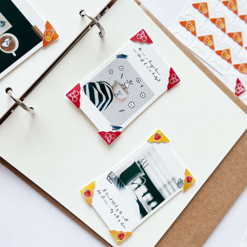 ��ˮ��ϵ��Ƭ����K����ճ��diy�������羳����ֱ��24öֽ�ʽ���