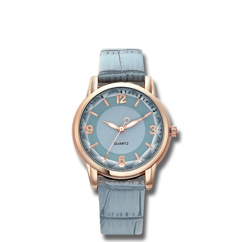 Cross-Border Manufacturers Wholesale Women's Watches, Two-Tone Dial Quartz Watch, Leather Strap Women's Watch, Creative Style Watch, Women's Wristwatch Cross-Border Manufacturers Wholesale Women's Watches, Two-Tone Dial Quartz Watch, Leather Strap Women's Watch, Creative Style Watch, Women's Wristwatch
