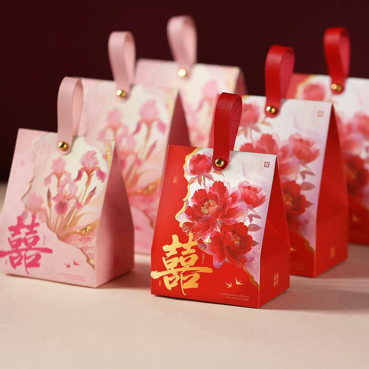 喜糖盒子2025新款结婚专用高级感糖果礼盒婚礼喜糖袋伴手礼盒空盒