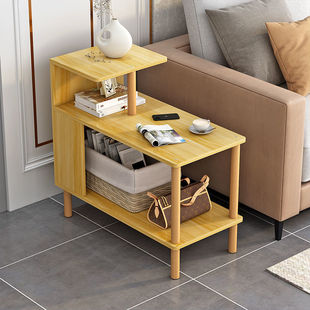 Side Table Simple Modern Sofa Side Table Household Multi-purpose Small Square Table Bedroom Bedside Storage Rack Bedside Table