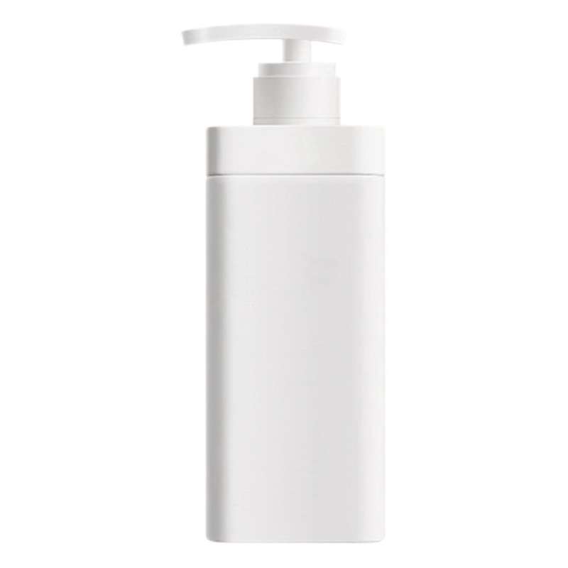 500/800ml square lotion bottle HDPE plush shampoo shower gel sub-bottle Press plastic bottle