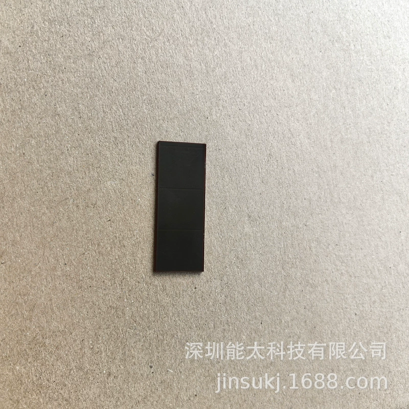 Аморфный кремниевый солнечный стеклянный материал 45*17 мм крытая игрушка автомобильная витрина, слабое световое напряжение 1,5 В