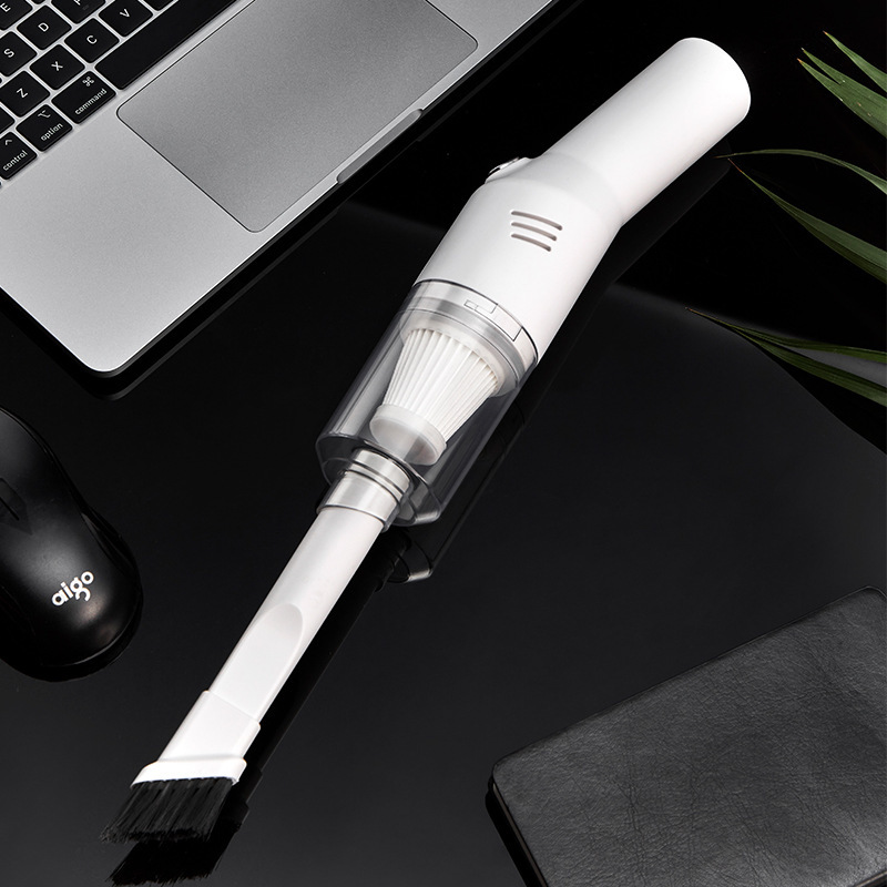 Cross-border car vacuum cleaner household wireless charging portable handheld strong suction high-power desktop vacuum cleaner