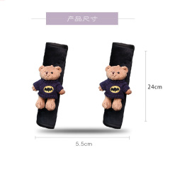 2023新款可愛小熊汽車安全帶護肩內飾可愛女士柔軟保護套防勒脖