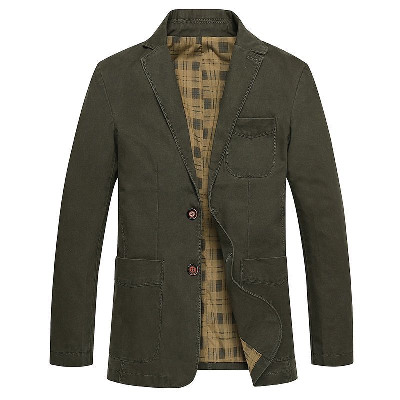 Factory Direct supply suit men's spring and autumn new casual fashion thin washed non-ironing plus size business coat 5618 Factory Direct supply suit men's spring and autumn new casual fashion thin washed non-ironing plus size business coat 5618