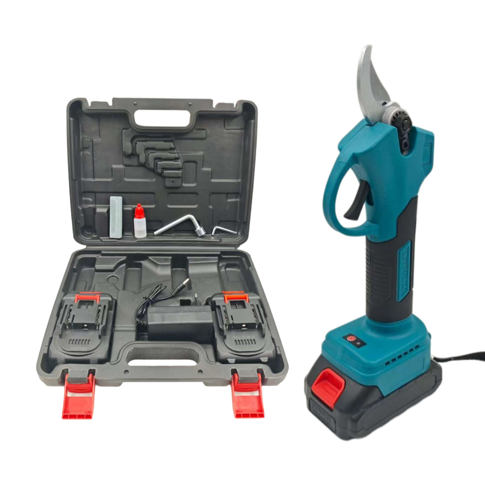 Directo de fábrica sin escobillas de litio recargable tijeras de jardín tijeras de poda tijeras de árboles frutales rama poda tijeras