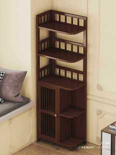 Corner Cabinet Bedroom Floor-Standing Living Room Corner Cabinet Corner Cabinet Side Cabinet Storage Cabinet Tea Set Corner Bookcase Triangle Storage Rack