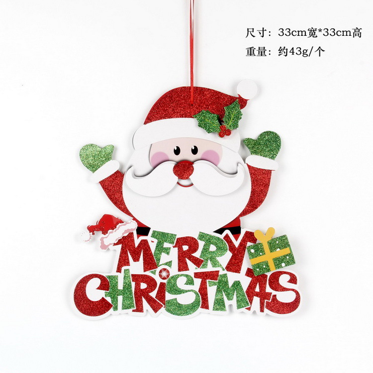 Navidad guirnalda Navidad decoración suministros colgante Holiday Mall Hotel tienda decoración adornos al por mayor