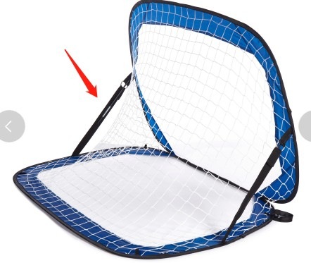 En stock de doble uso para niños portátil de almacenamiento plegable Puerta de fútbol de malla grande abierta rápida Juguete deportivo juego entre padres e hijos