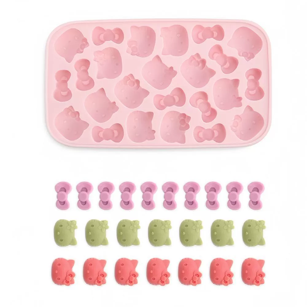 Hello Kitty, силиконовое питание, силиконовая форма, рисунок кубиков льда