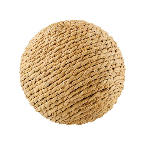 Sisal Ball Extra Large Self-Happiness and Boredom Relief Artifact Funny Cat Stick Teething Resistant Bite Making Sound Ball Cat Toy