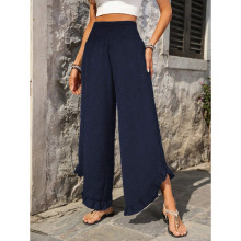 T 18260 Ruffled flared wide leg pants ľ����΢�����ȿ�