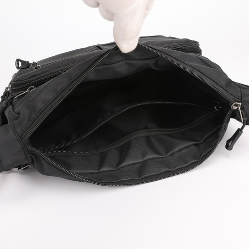 Large-capacity men's bag shoulder bag waterproof and wear-resistant backpack multi-pocket business bag business casual men's crossbody bag