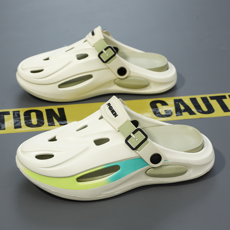 EVA primavera y verano hogar casual perezoso transpirable multicolor zapatos planos cómodos de playa sandalias de hombre