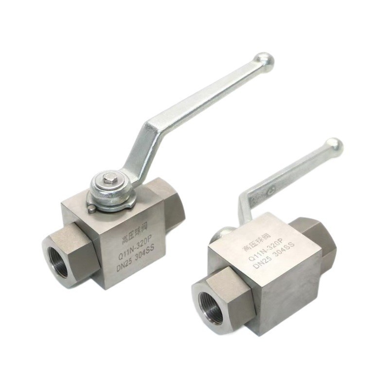 不锈钢304高压球阀内螺纹YJZQ--JN型液压高压球阀NPT内丝高压球阀