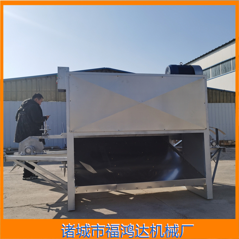 褪猪蹄毛设备 自动卸猪头的连续式打毛机