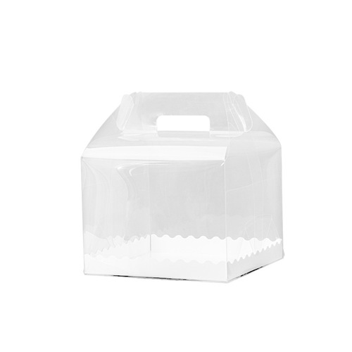 Cake box wholesale four-inch portable cake box thousand-layer mousse transparent 26-inch dessert disposable packaging box