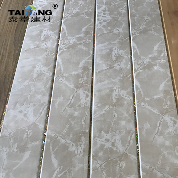 Placa de decoración de techo integrado de zona de baño de cocina de frente de refuerzo de PVC