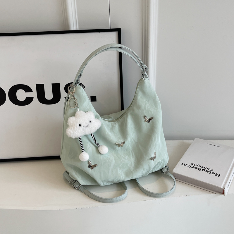 Casual suave bolsa de gran capacidad para mujeres 2026 nueva moda de viaje mochila de hombro multiuso bolso de cubo de hombro