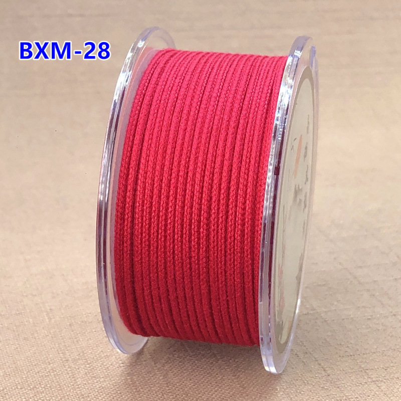 1.5 ミリメートルコア入りポリエステル綿糸耐摩耗性文具糸ダイヤモンドスタームーン菩提ビーズブレスレット diy 手織りワイヤー|undefined